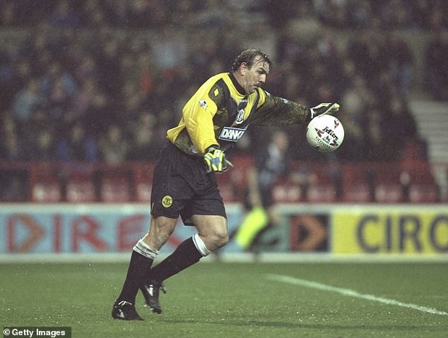 Rooney claimed Southall (pictured) called him a 'flash b*****d' after chipping the ball over the keeper