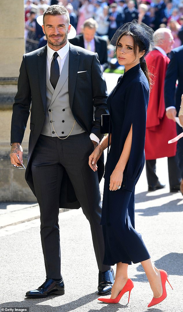 The row is said to have intensified when the Sussexes allegedly accused the Beckhams of leaking stories about them to the press - with royal biographers claiming Meghan 'didn't like the footballer's friendship with Prince William'.