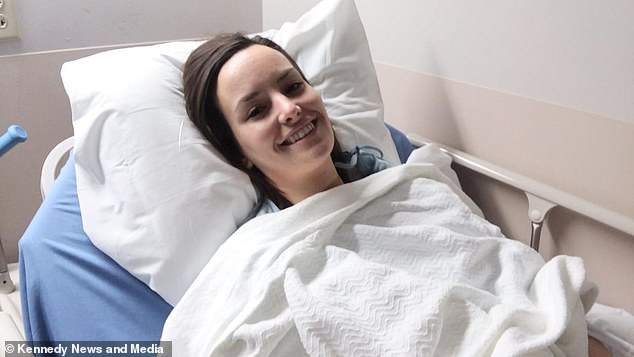 After six months of living with the wire in her throat, Jessica experienced renewed pain in her throat and opted to undergo further surgery in January 2020, despite a 'high chance' of failure.