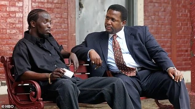 Pierce was one of the stars of the groundbreaking HBO series The Wire, seen here in an iconic scene with the late Michael K. Williams