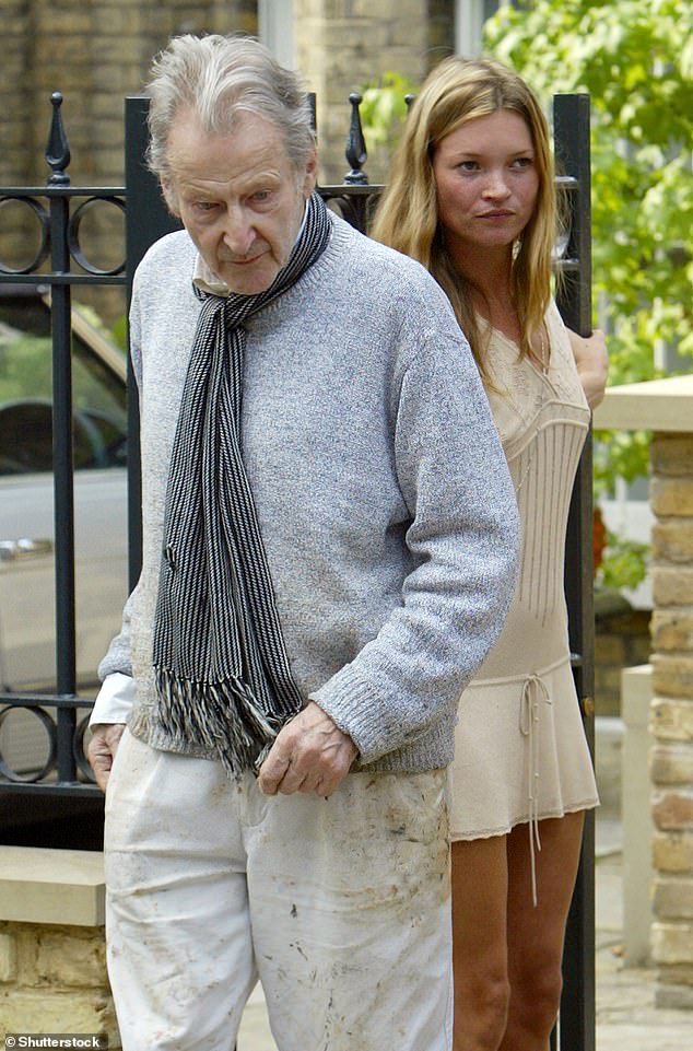 The film is a dramatized account of supermodel and cultural phenomenon Kate Moss when, at the height of her fame, she made the decision to sit for famed British artist Lucian Freud (pictured with Lucien in 2003).