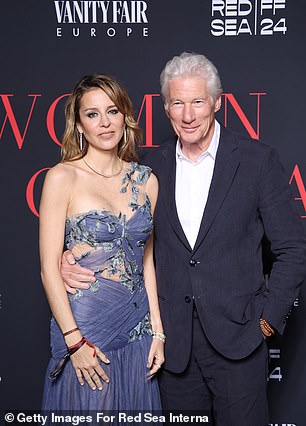 He will also be neighbors with Hollywood star Richard Gere (right) and his wife Alejandra Silva (left)