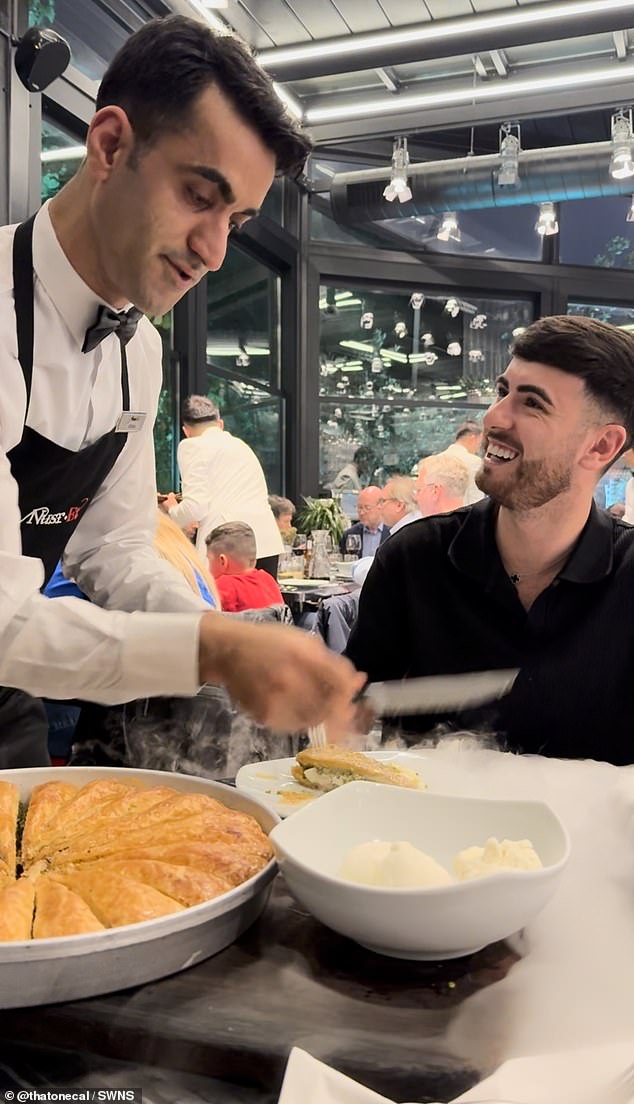 He wondered if he could get it cheaper at the original restaurant of the same chain, located in Istanbul, Turkey