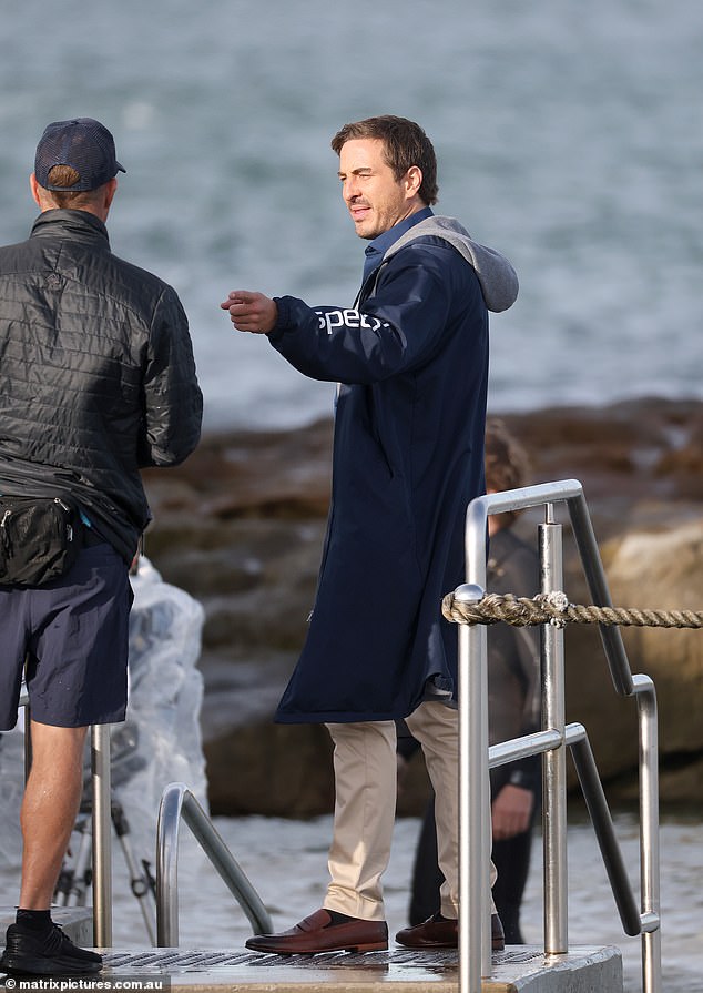 Filming took place on a picturesque beach in North Bondi