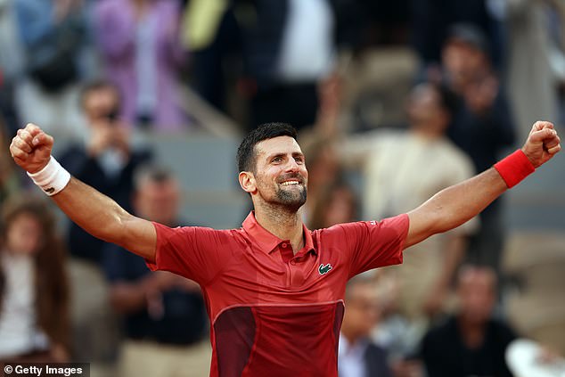 After his latest victory, Djokovic has now achieved a record 370 Grand Slam victories