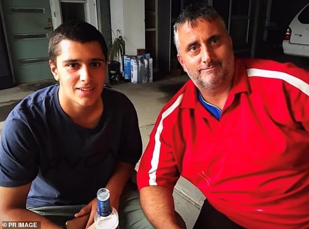 A coroner is investigating the death of George Diamond, 18, after he was injured but returned to boxing at a Melbourne gym.  Mr. Diamond is on the left in the photo.  His father Vic is on the right in the photo