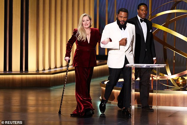 The episode - which was recorded in early 2024 - also saw Christina, 52, reflect on her appearance at the Emmys, which she described as the most challenging day of her life;  depicted