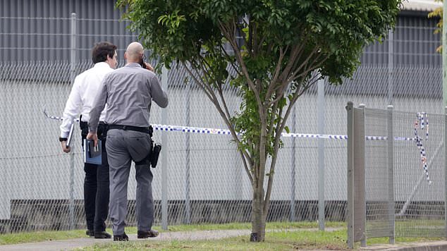 The scene of a fatal collision that killed a passenger in a ride-hailing vehicle, while the driver of another car was speeding, at the corner of Boundary Road and Progress Road, Wacol