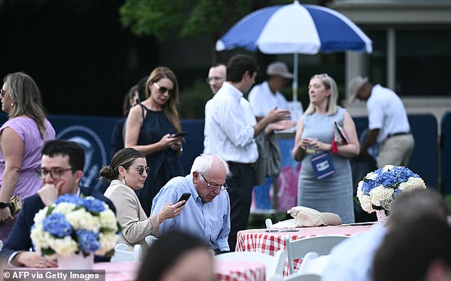 The event brought together Sen. Bernie Sanders (I-Vt.) and Florida Rep.  Matt Gaetz (R) together