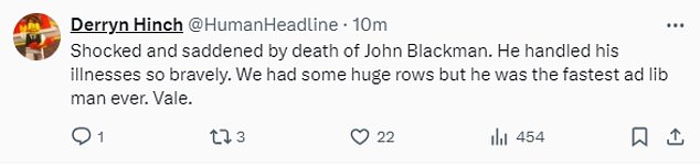 Following the sad news of his passing, Hey Hey It's Saturday star Marty Fields praised John as a 'master broadcaster and incredible radio pioneer'