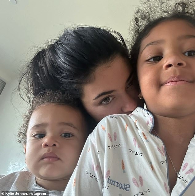 Despite having access to the best chefs and childcare money can buy, the billionaire says her morning ritual is 'making breakfast for my kids' – daughter Stormi, six, and son Aire, two