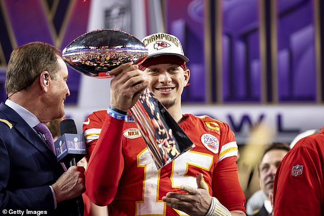 Mahomes, a three-time Super Bowl MVP, has been nominated for the category four times