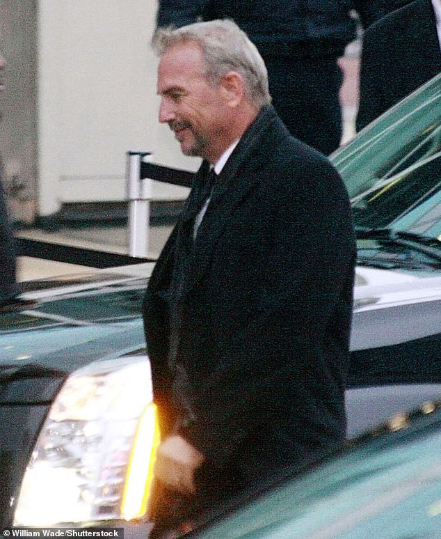 “I had been working on this speech and I was trying to put together everything I wanted to do and I ended up creating this speech,” Costner explained.  'Someone said: "If CNN is here, they wouldn't mind if your comments were kept shorter because they will have commercials"';  seen during the 2012 funeral in Newark, New Jersey