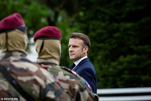 Macron's visit to Plumelec went ahead despite the damage and vandalism, and he gave a speech recalling the courage of the Free French soldiers who were part of the British elite SAS.