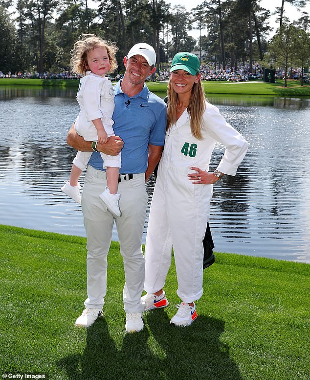 McIlroy's divorce filing reportedly calls for shared custody and the creation of a parenting plan for the couple's four-year-old daughter Poppy (pictured)