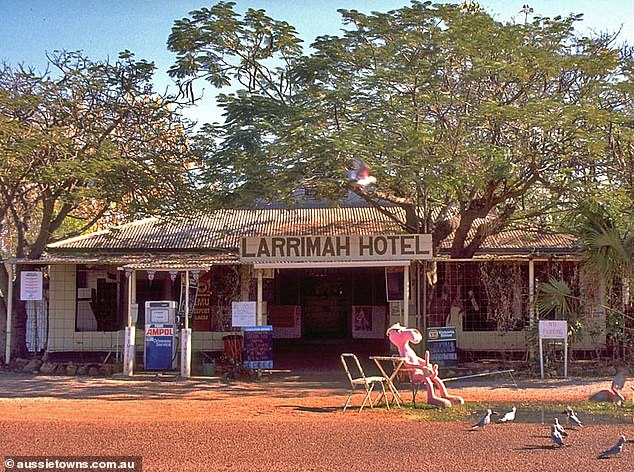 Mr Moriarty, who was embroiled in a row with his nearest neighbors in the town, was on his way to his home 280 meters from his local pub (pictured) when he disappeared.