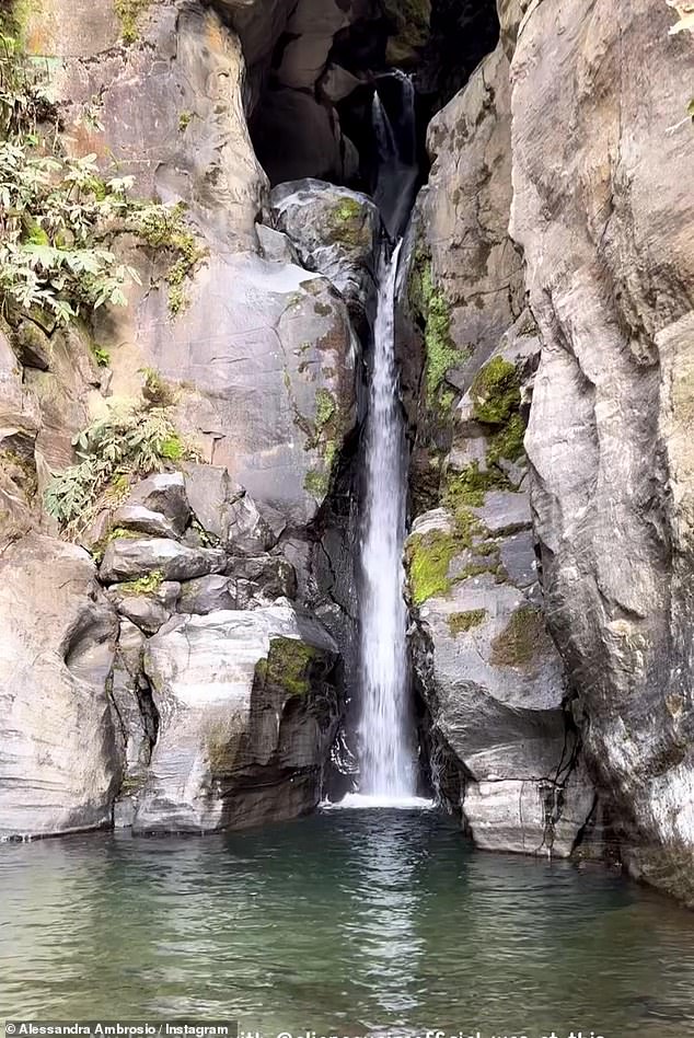 She remembered shooting at the waterfall and that the experience was pure “magic.”