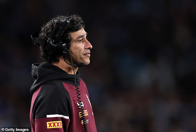 Queensland assistant coach Johnathan Thurston (pictured) has accused the Blues of targeting Reece Walsh