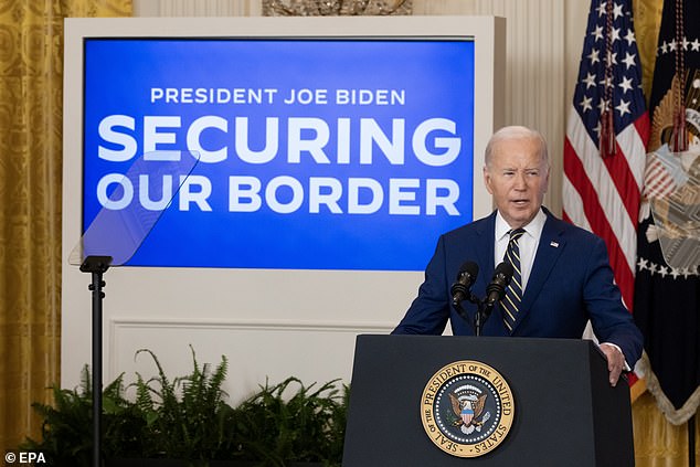 The president accused Congress of forcing his hand after failing to agree on a border bill