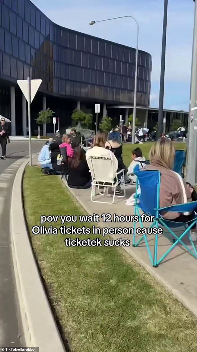 Fans went to great lengths to get tickets for Olivia's highly anticipated Guts tour, including queuing for 12 hours at Ticketek's offices for last month's general sale