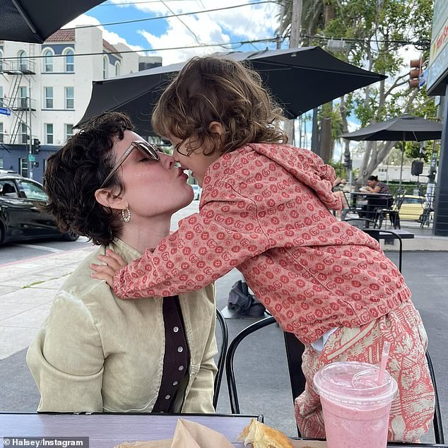 Halsey is also mother to son Ender, who turns three next month in July.  She shares the little one with ex, Alev Aydin