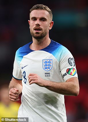 Jordan Henderson (photo) was also not selected in the provisional selection