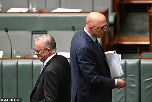 Anthony Albanese (pictured left) and Peter Dutton (pictured right) disagree on choosing the Greens last