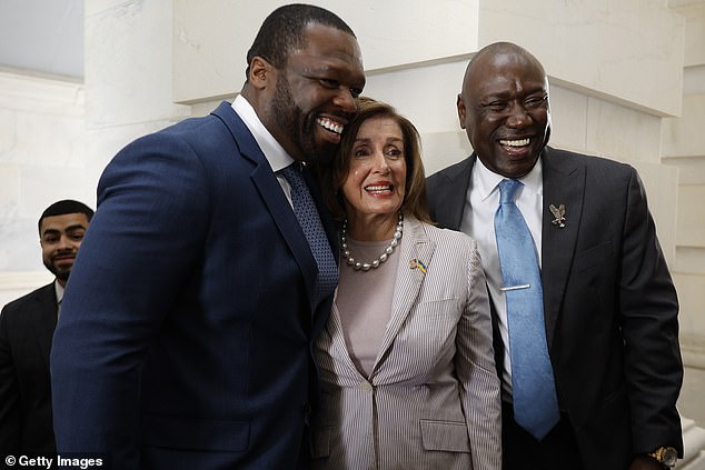 The rapper was quick to point out that he took photos with politicians from across the aisle, including Rep. Nancy Pelosi (D-CA)