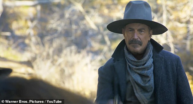 Horizon received a 10-minute standing ovation from the audience after premiering at the 77th Cannes Film Festival last month – it stars as Hayes Ellison in the Western
