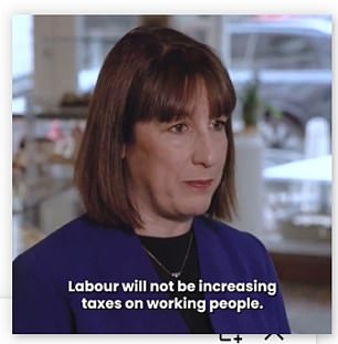 Confusing reports: Shadow Chancellor Rache Reeves has rejected claims of tax rises, but says she will bring back lifetime pension benefit