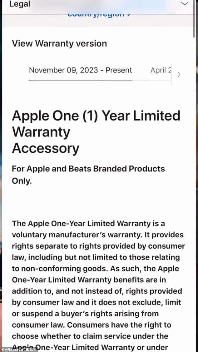 According to Apple's policy, if you buy an accessory and it stops working within a year and there are no signs of physical damage, the company must replace it for free