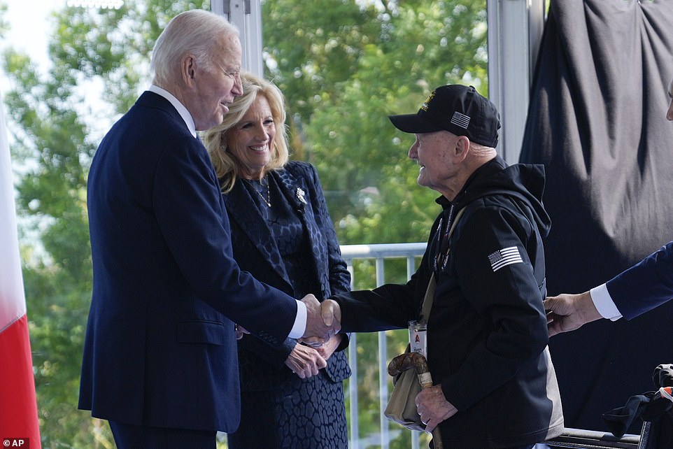 First lady Jill Biden was there for several days.  Hunter's sister Ashley was also in attendance, as was Peter Neal, Naomi Biden's husband and the president's sister, Valerie Biden Owens.