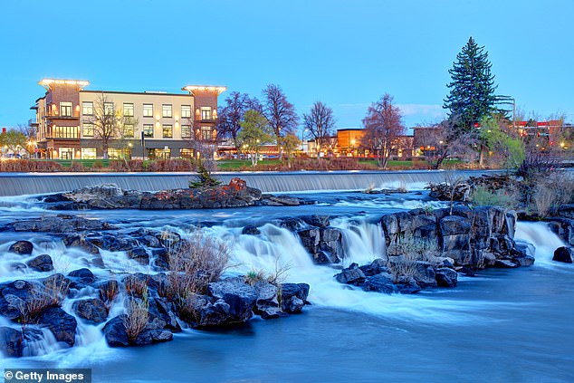 Despite being home to breathtaking scenery and a low cost of living, Idaho is isolated and home to several close-knit communities.  Idaho Falls, seen here, is no different, with a population of just 65,600.  It has a crime rate that is 26 percent lower than the national average