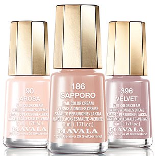 She also recommended nail polish from Swiss brand Mavala, with colors starting at $9.95 each