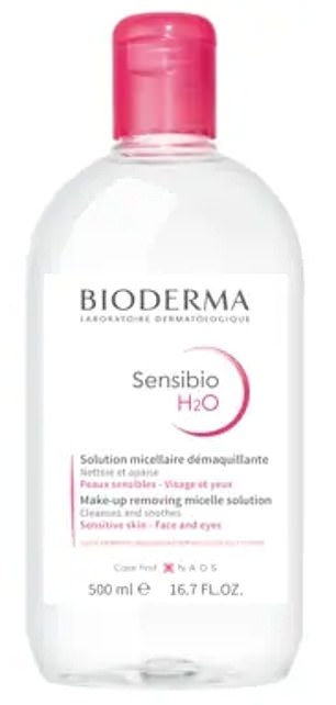 Also on Catriona's list was Bioderma's $32.99 Sensibio H2O Soothing Micellar Water Cleanser, which removes makeup