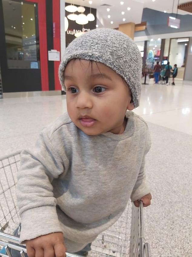 Sandipan's older brother is so upset and confused by his death that his parents have had to remove all photos of the dead toddler from their home.  In the photo: Sanidpan Dhar