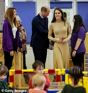 William and Kate at the Rainbow Center in 2022