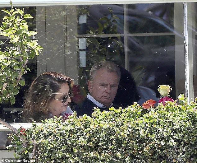 The couple, known for their privacy, dined with friends at Ivy at the Shore in Santa Monica on June 4, just days before Sajak's final episode as host of the iconic game show.