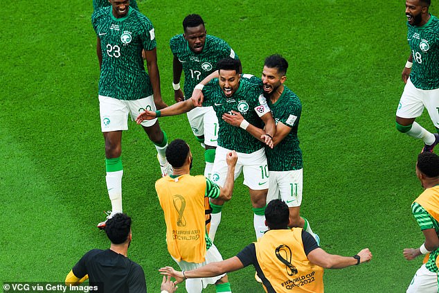 Saudi Arabia defeated Lionel Messi and Argentina in the group stage of the 2022 World Cup