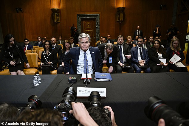 FBI Director Christopher Wray – testifying across Capitol Hill in the Senate – issued the same urgent warning, saying US homeland security is in the worst state he has ever seen.