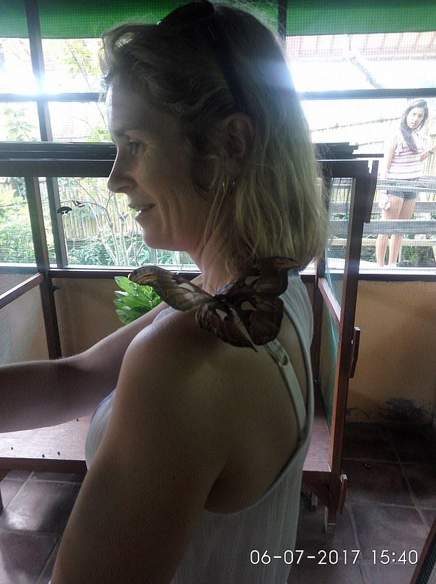 Samantha Murphy during her latest visit to Bali.  Her body has yet to be located