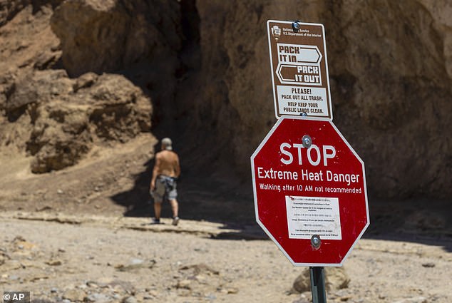 Although the Death Valley area is known for its extreme heat, it is unusual for the heat to come on so early in the season