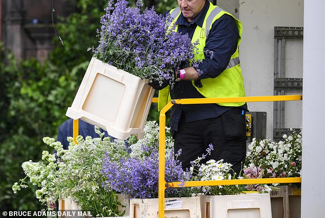 Flowers will be delivered and taken to Chester Cathedral on Thursday