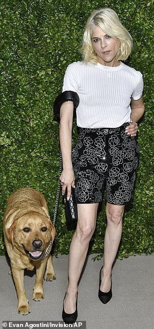 Selma Blair and her beloved dog