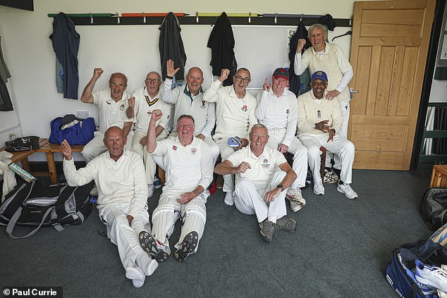 The all-rounder turned out for the Lancashire over-70s in their match against Staffordshire