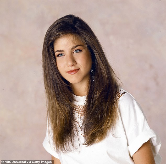 Aniston in 1990 while starring in the sitcom Ferris Bueller.  She has admitted to having a nose job and claims it was for medical reasons, but many onlookers have noted how the size and shape of her nose has also been changed by the surgery.