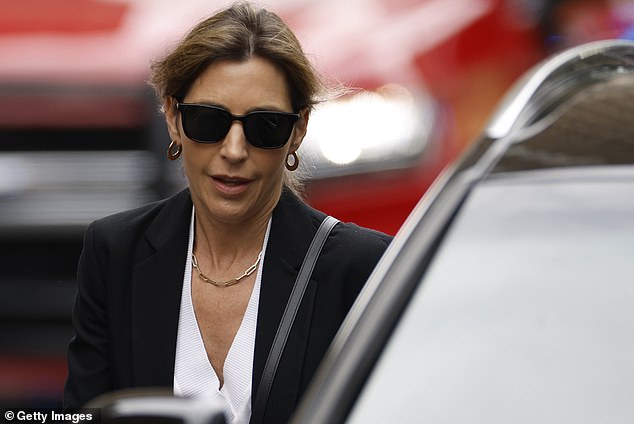 Hallie Biden, daughter-in-law of US President Joe Biden, leaves the J. Caleb Boggs Federal Building after testifying in the Hunter Biden trial on June 6, 2024