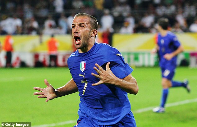 Alessandro Del Piero was part of the Italian team that won the World Cup in Germany in 2006