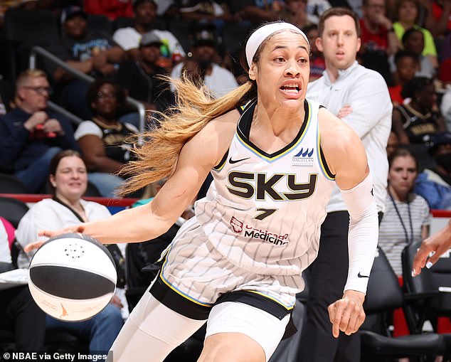 Carter of the Chicago Sky said she has no regrets about the incident involving Clark