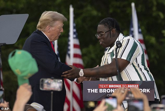 In late May, Trump made a similar move to Reagan and visited the South Bronx, where he addressed a diverse crowd of people in an effort to sway minority voters